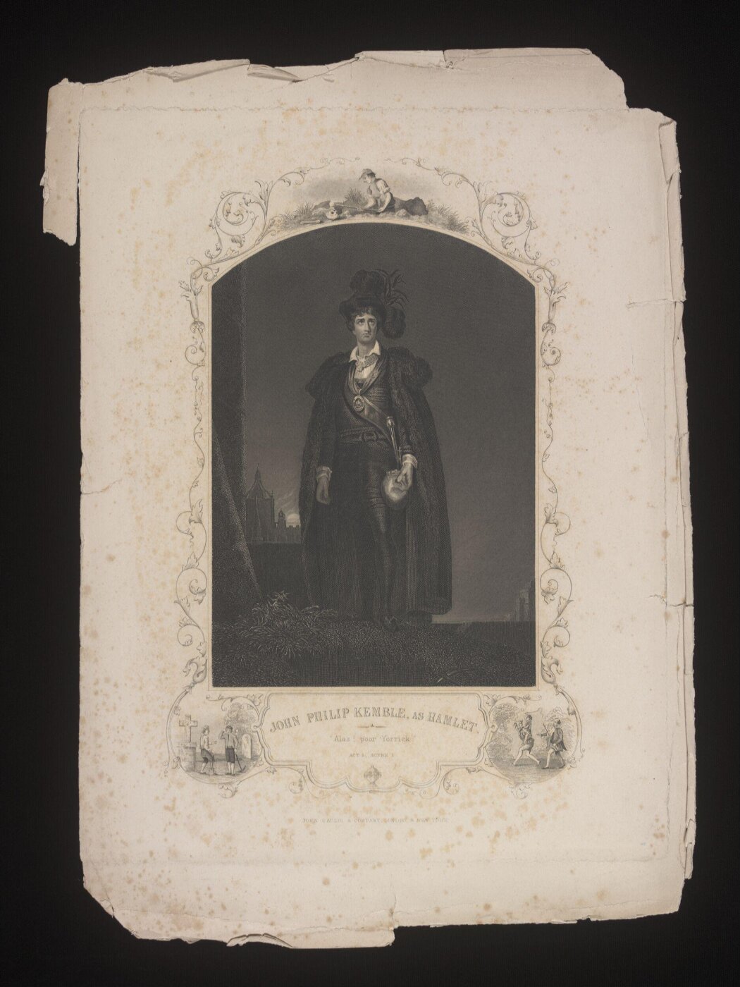 Unknown, John Philip Kemble, as Hamlet