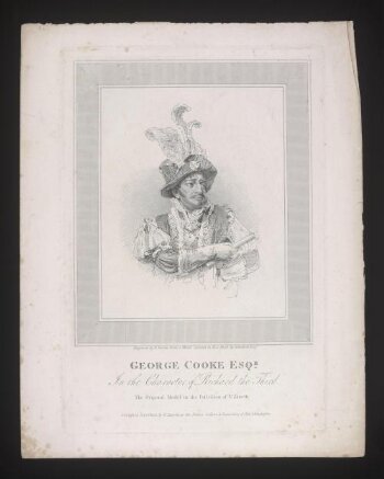 George Cooke Esqr./In the Character of Richard the Third