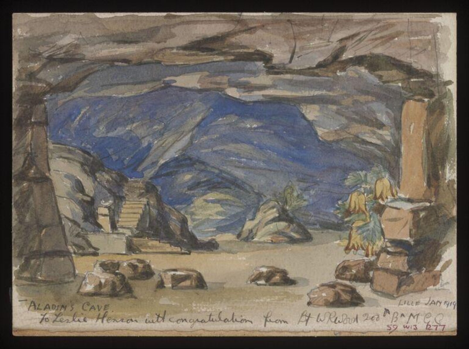 Aladdin, Wilfrid René Wood, январь 1919