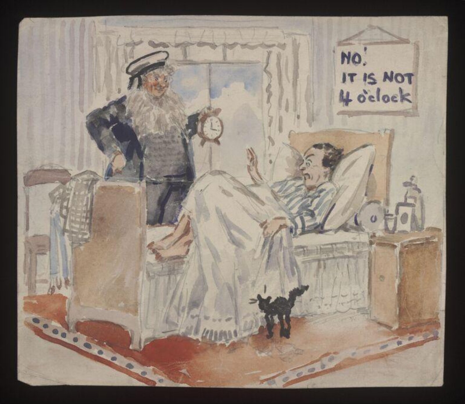 No! It is not 4 o'clock, early 20th century