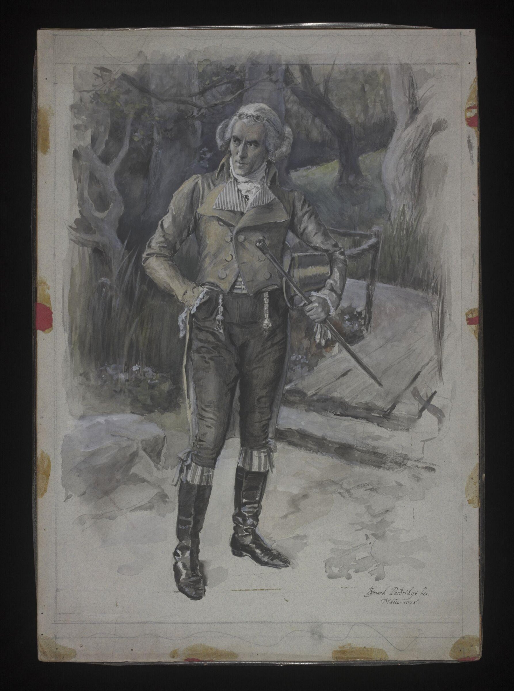 Henry Irving as Robespierre, John Bernard Partridge, 1899