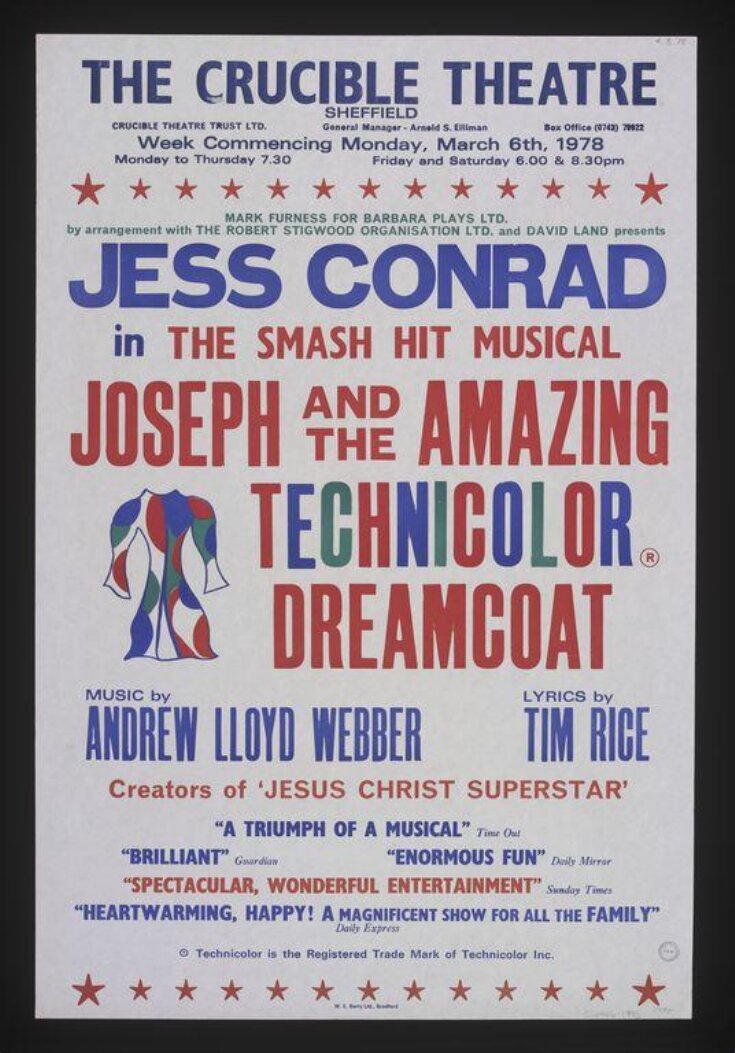 Joseph and the Amazing Technicolor Dreamcoat poster top image