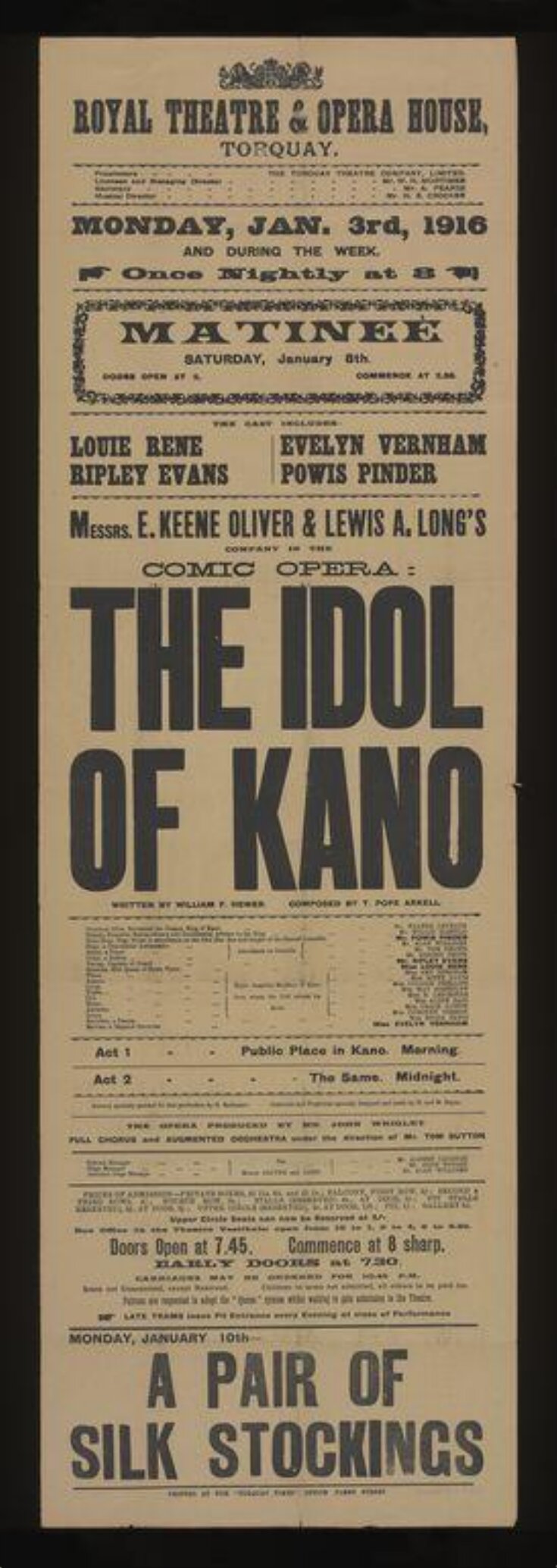 The Idol of Kano poster top image