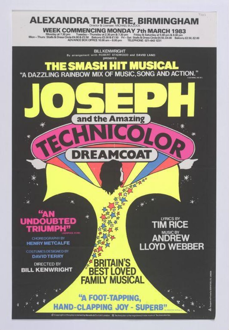 Joseph and the Amazing Technicolor Dreamcoat poster top image