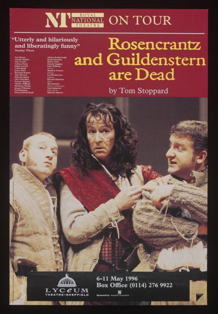 Rosencrantz And Guildenstern Are Dead poster top image