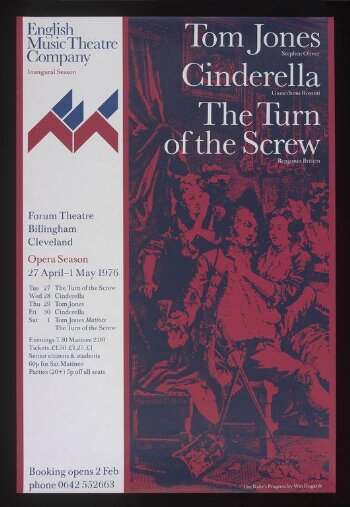 Tom Jones, Cinderella, and The Turn of the Screw poster