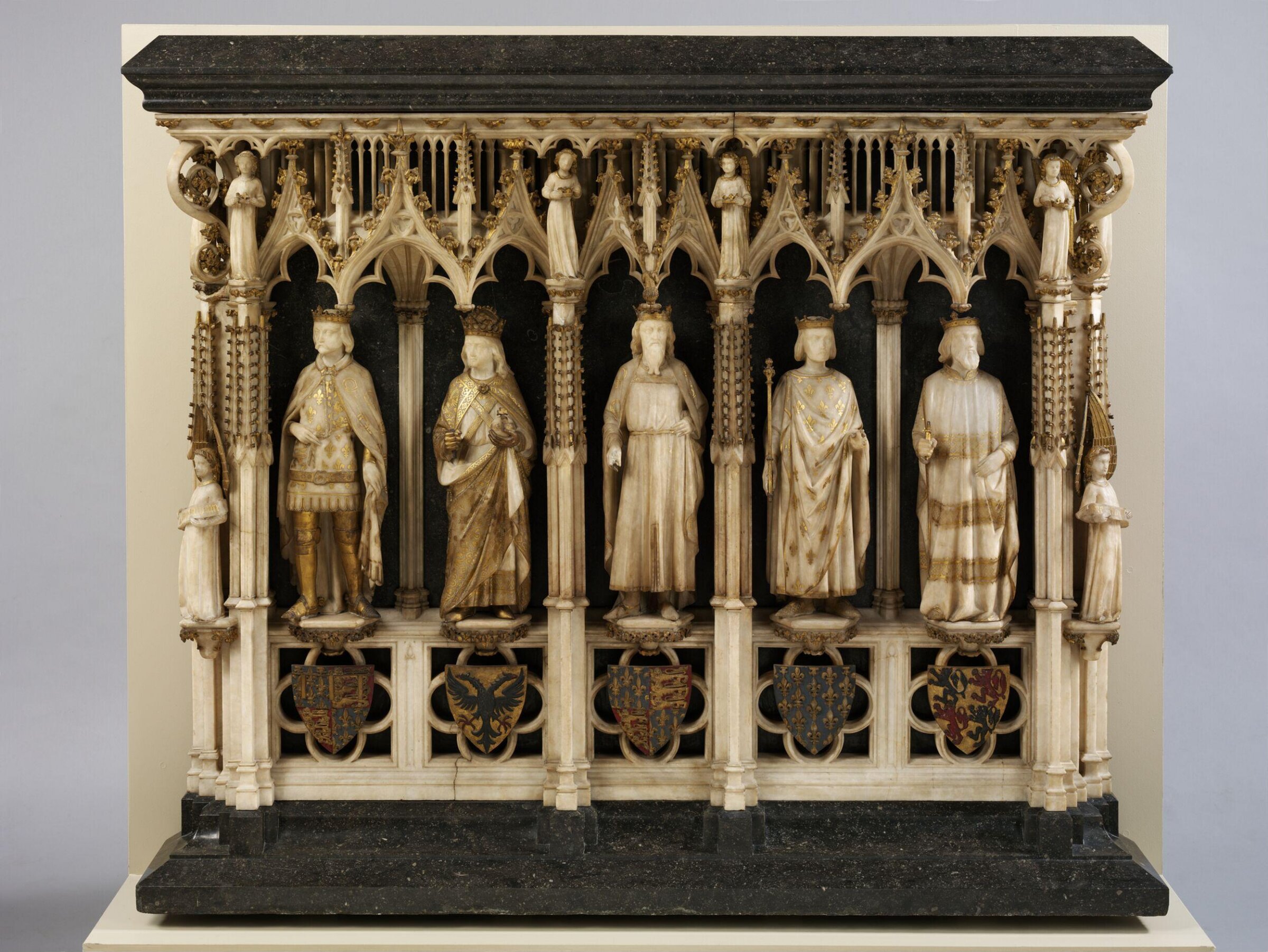 Model for the proposed restoration of the monument to Queen Philippa of Hainault, George Gilbert Scott, about 1850-1