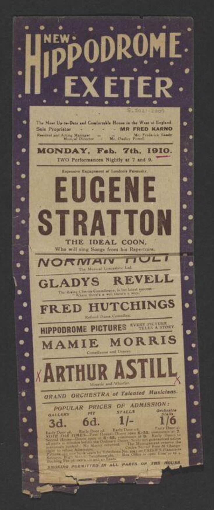 Handbill top image