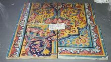 Tehran Wall Tile depicting Roses in Fantasy Architecture thumbnail 1