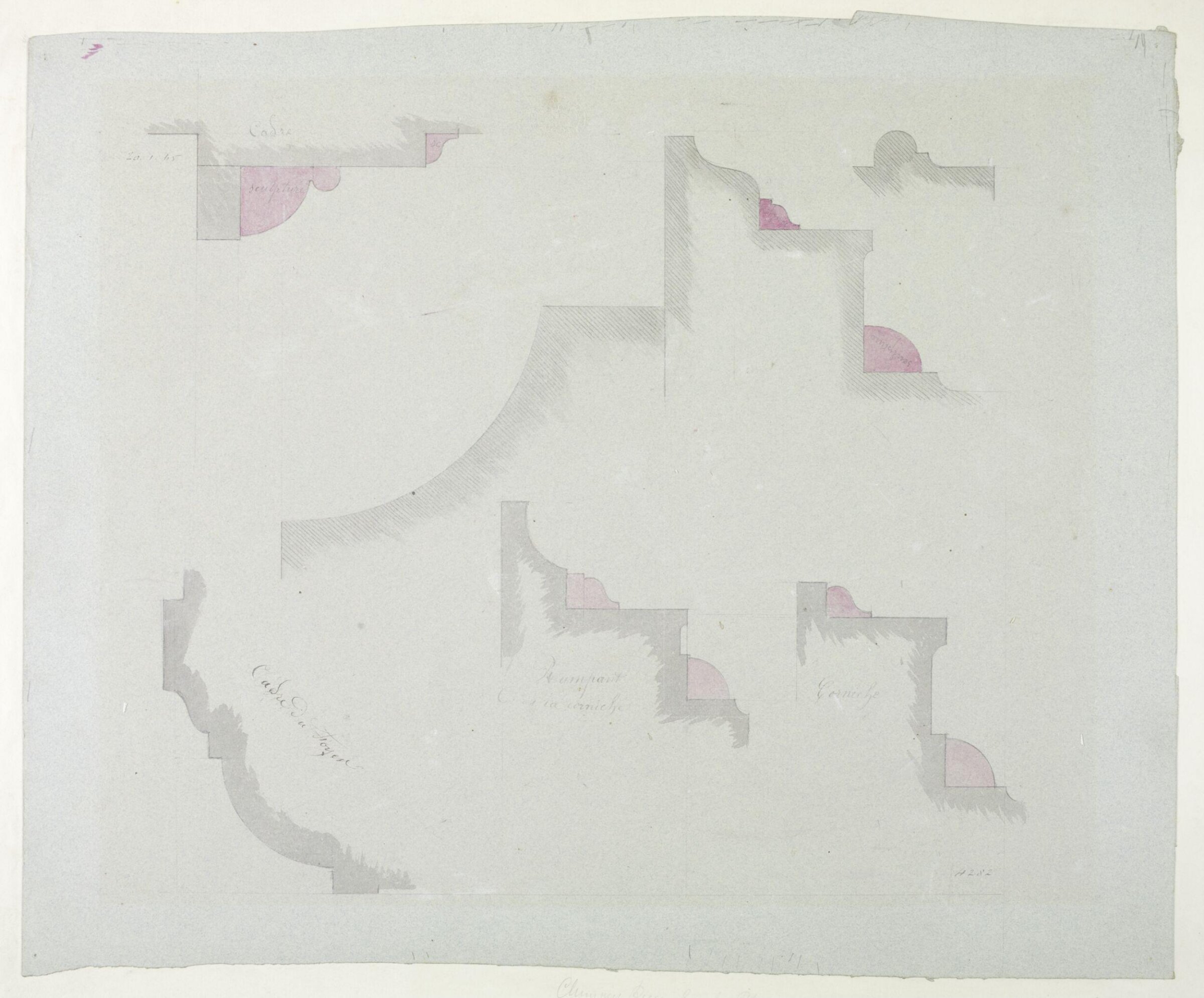 Drawing, after Germain Pilon, c. 1865
