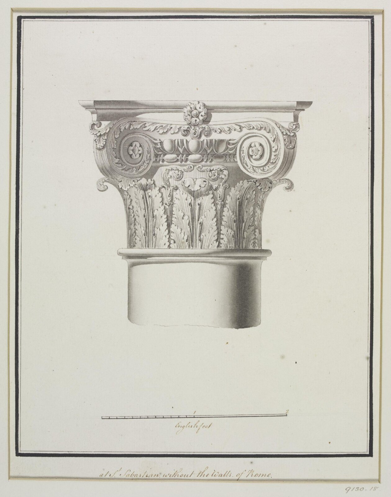 Drawing, Robert Adam, 1754-92