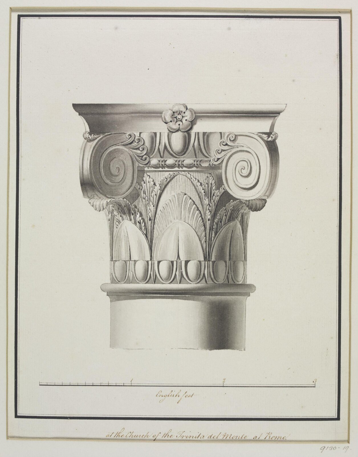 Drawing, Robert Adam, 1754-92