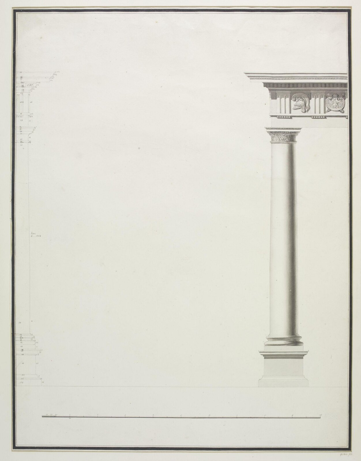 Drawing, Robert Adam, 1754-92