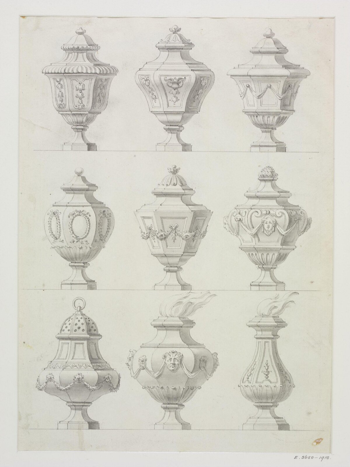 Drawing, James Gibbs, 1700-1749