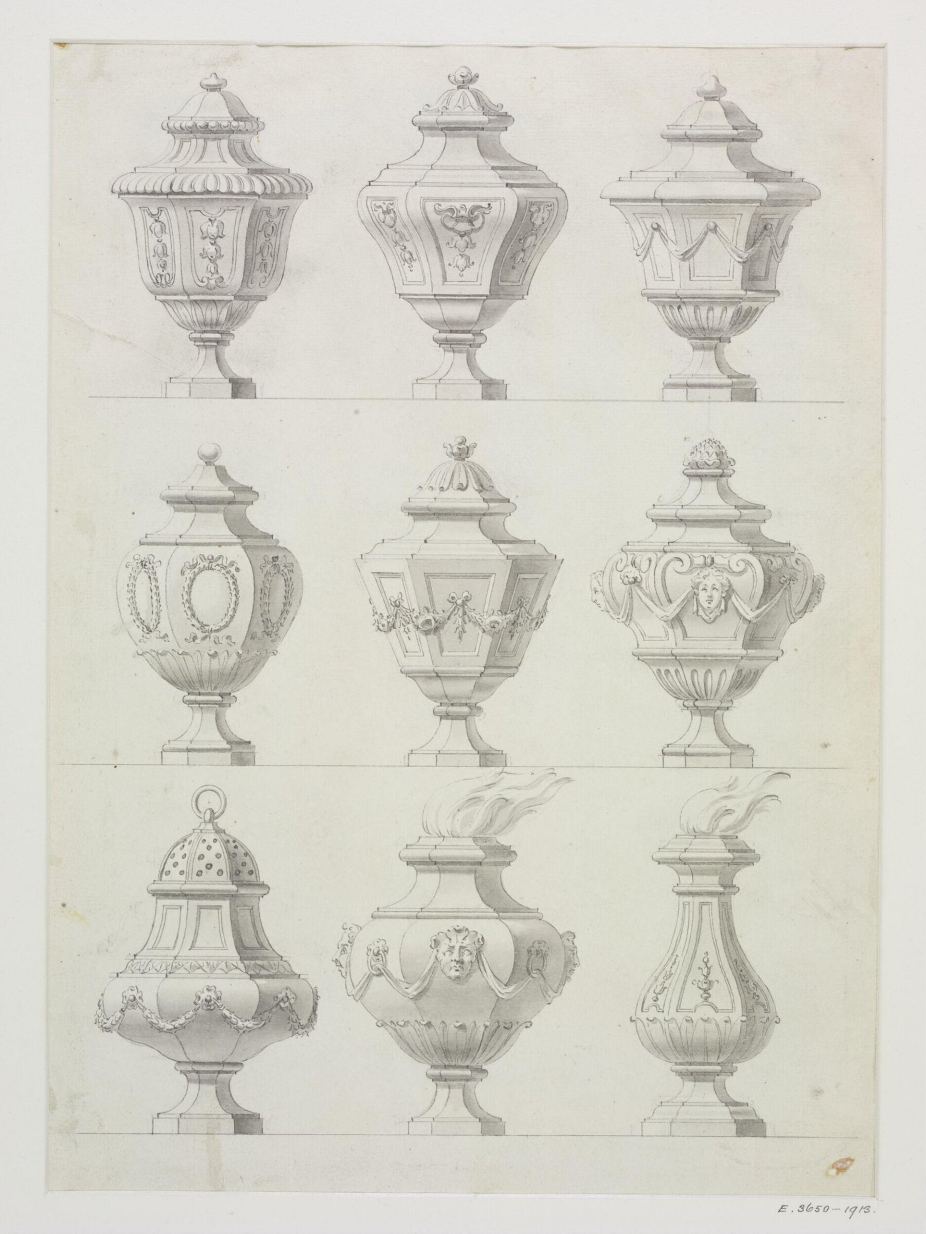Drawing, James Gibbs, 1700-1749