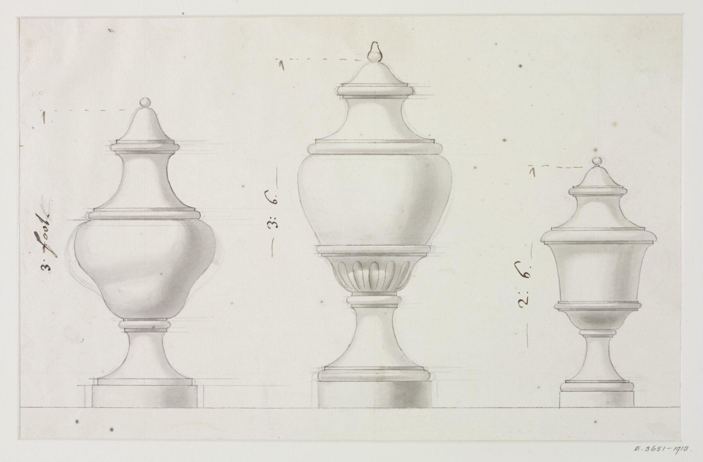 Drawing, James Gibbs, 1700-1749