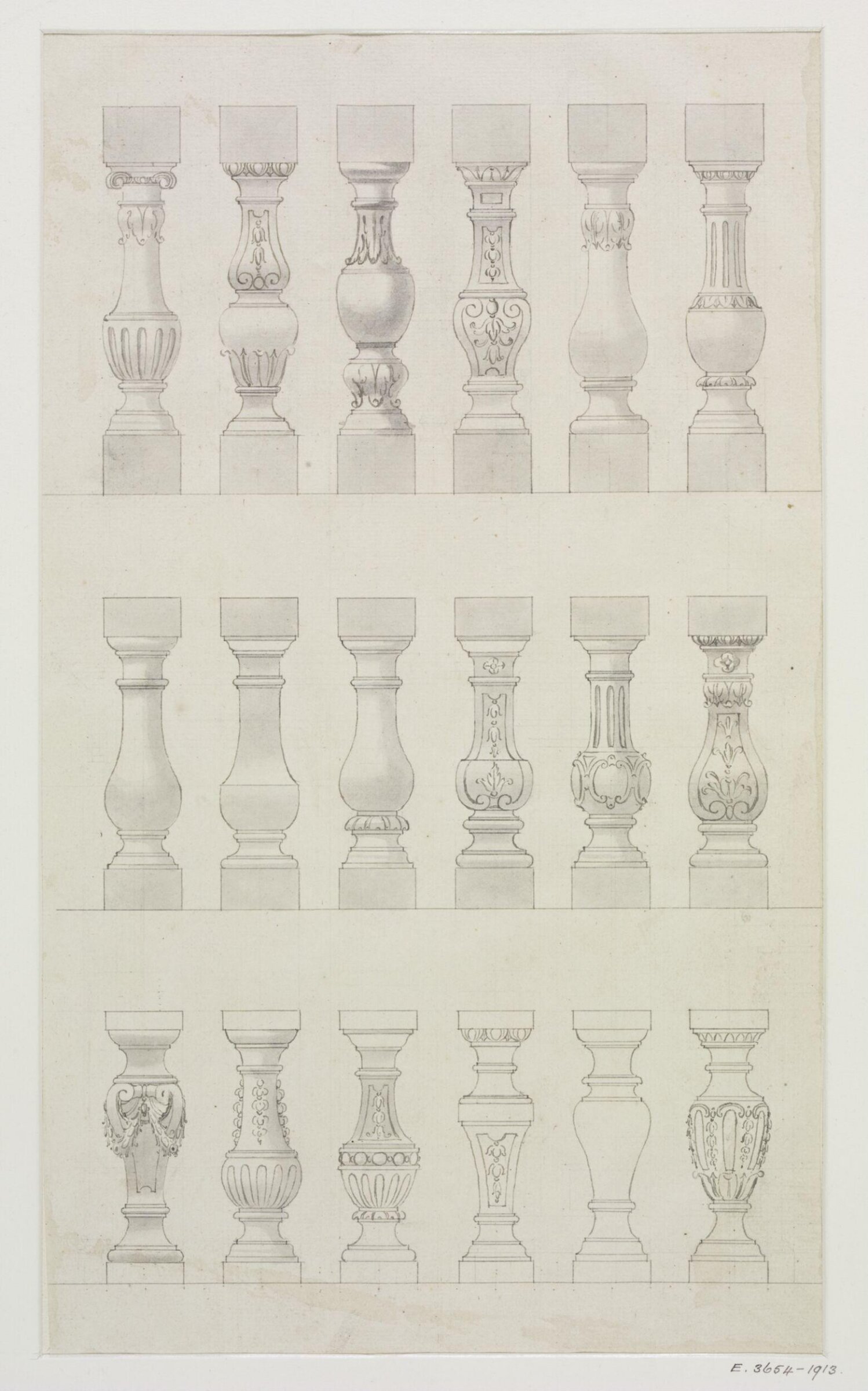 Drawing, James Gibbs, 1700-1749