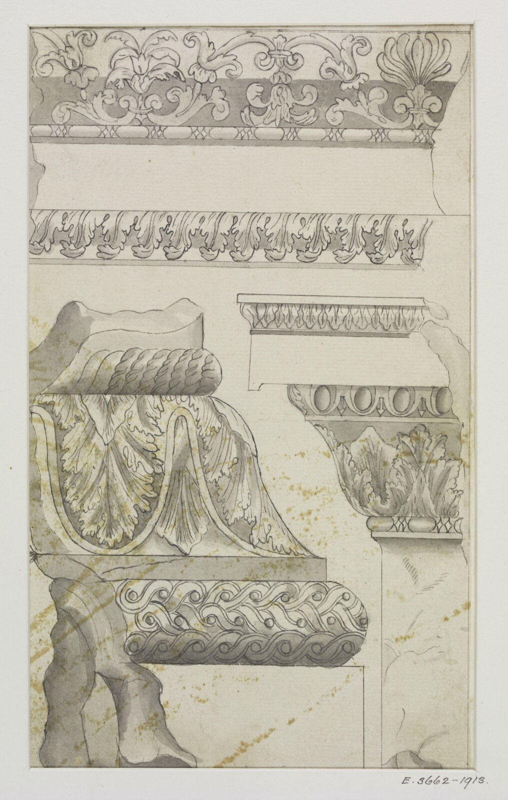 Drawing, James Gibbs, 1700-1749