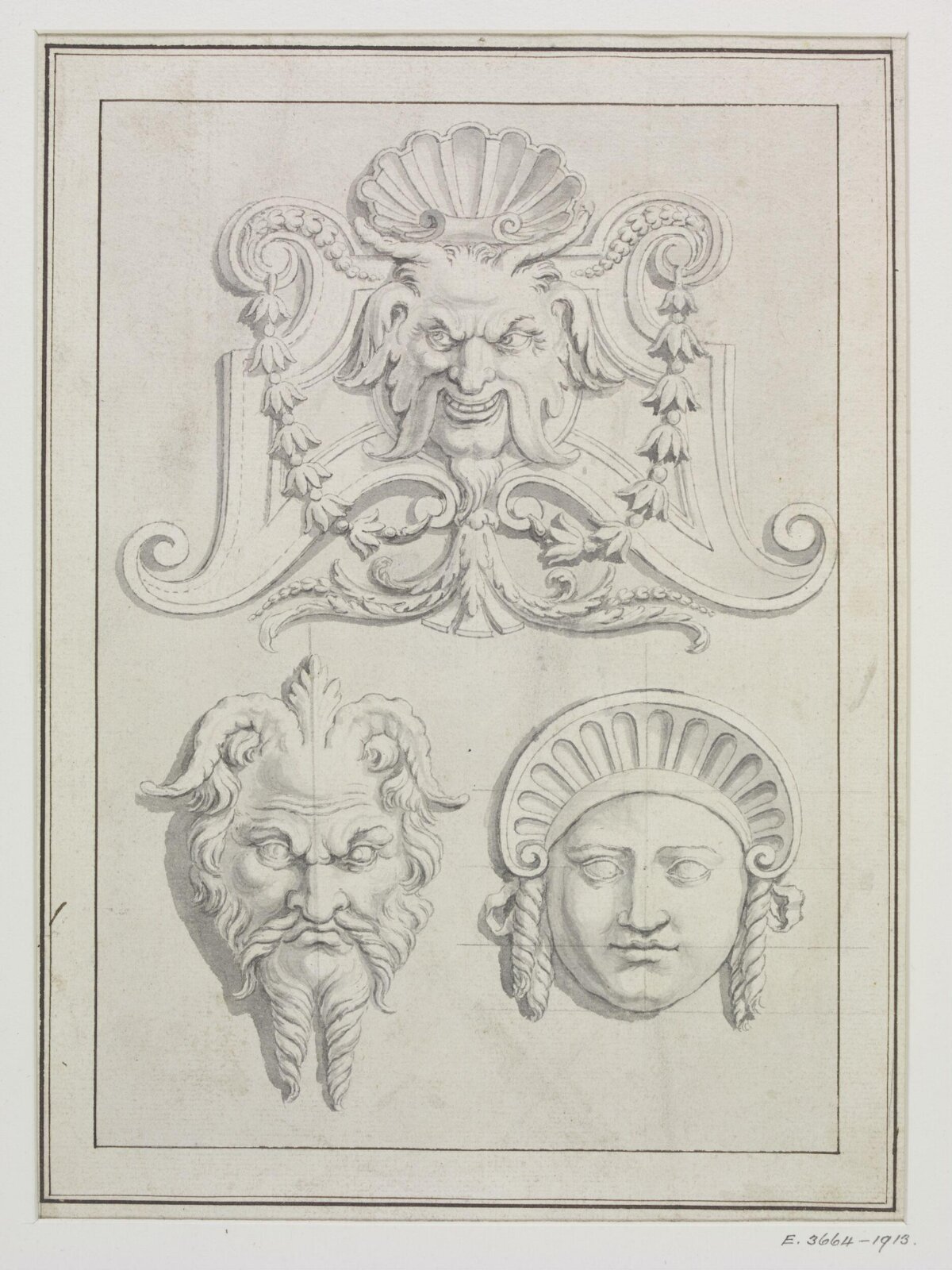 Drawing, James Gibbs, 1700-1749