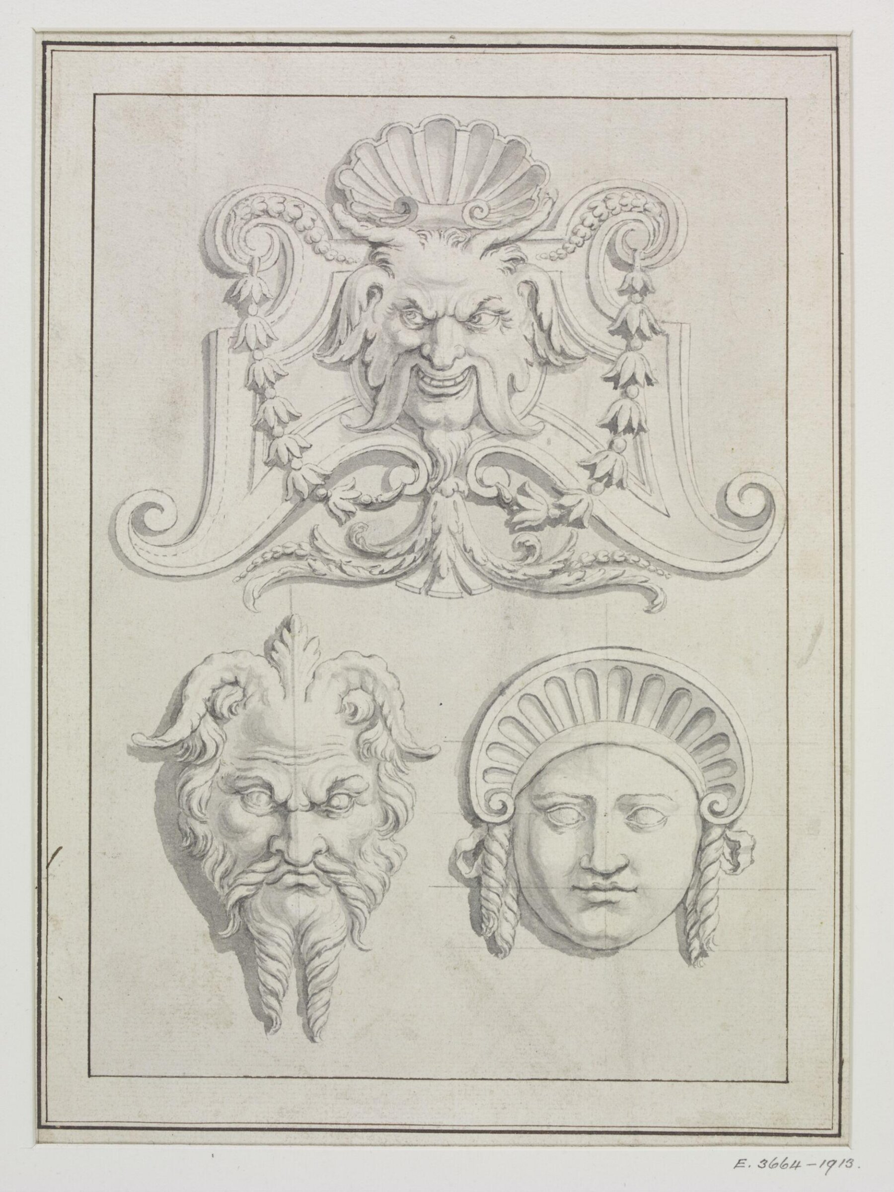 Drawing, James Gibbs, 1700-1749