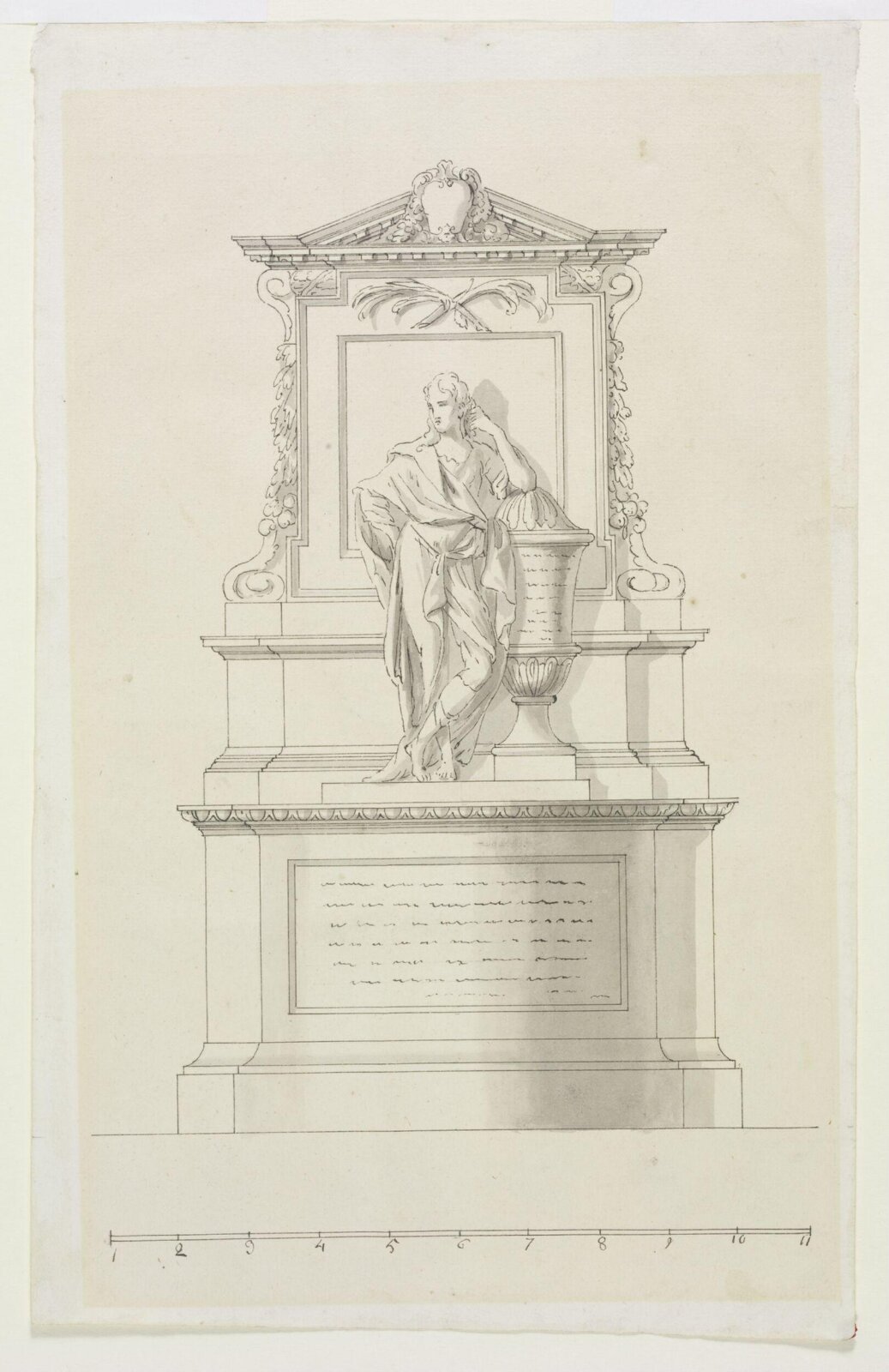 Drawing, James Gibbs, 1700-1749