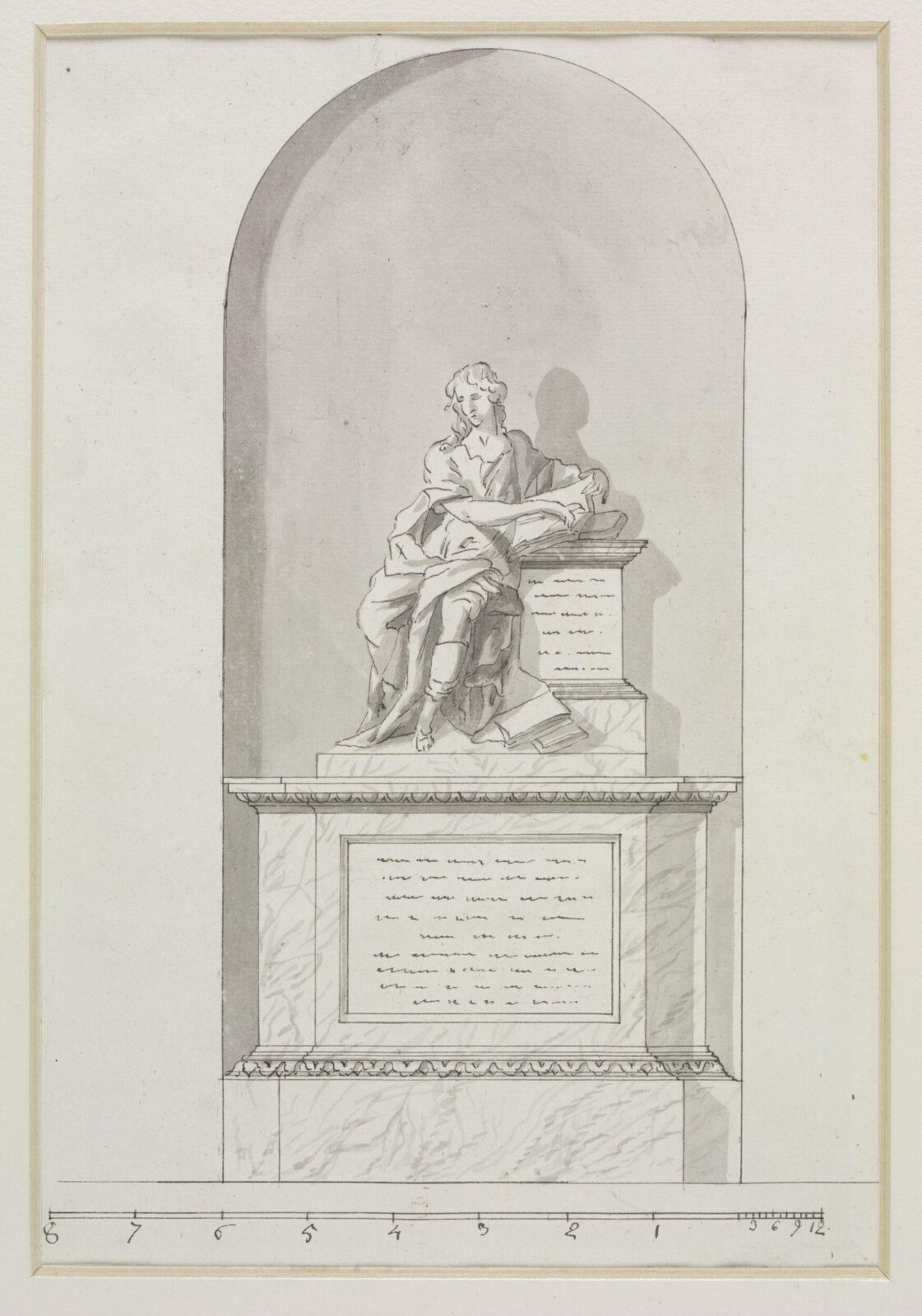 Drawing, James Gibbs, 1700-1749