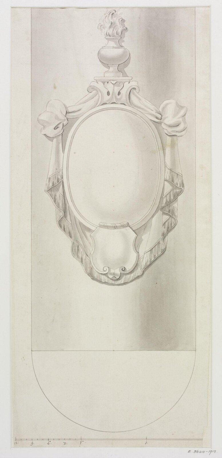 Drawing, James Gibbs, 1700-1749