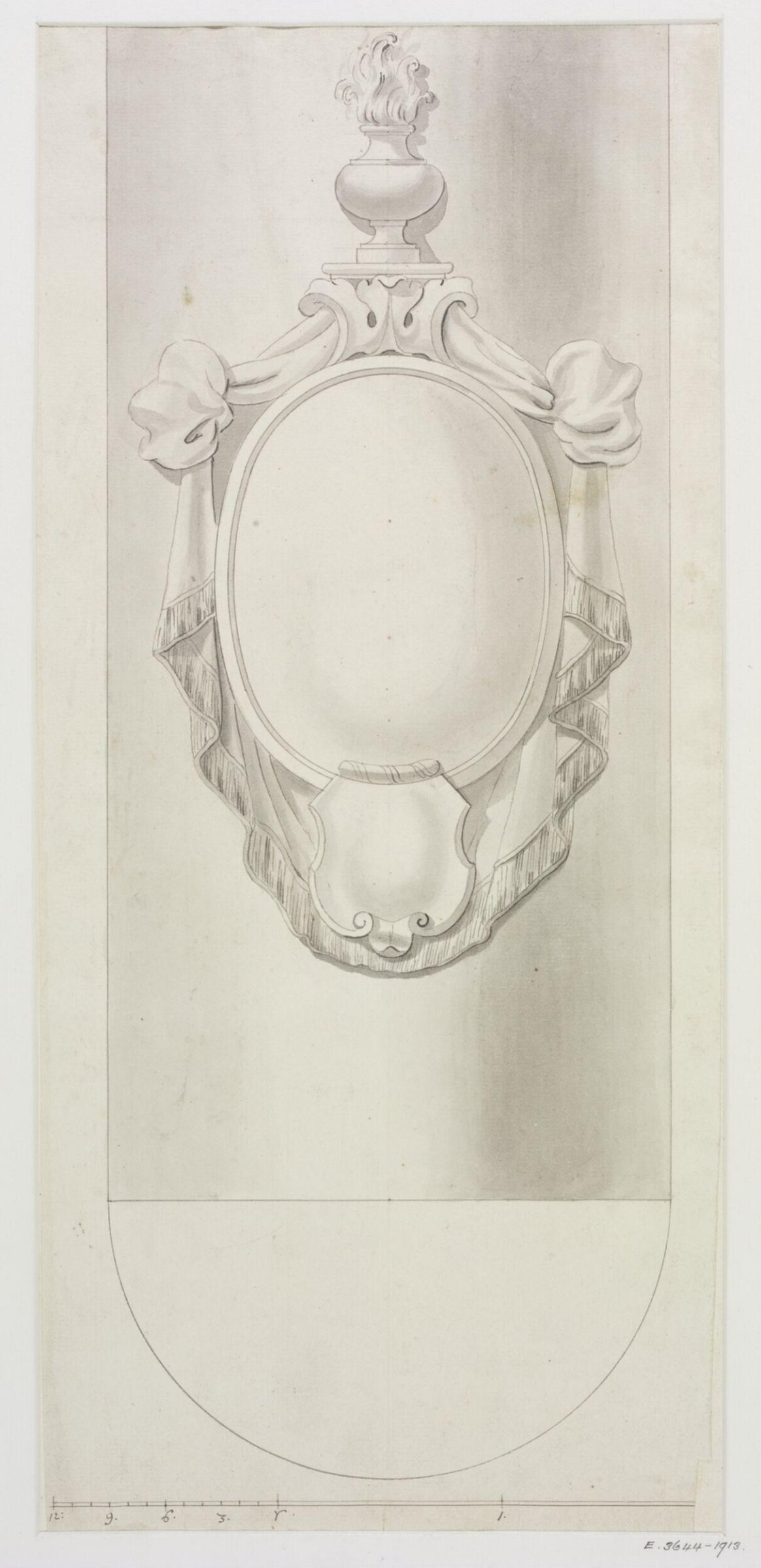 Drawing, James Gibbs, 1700-1749