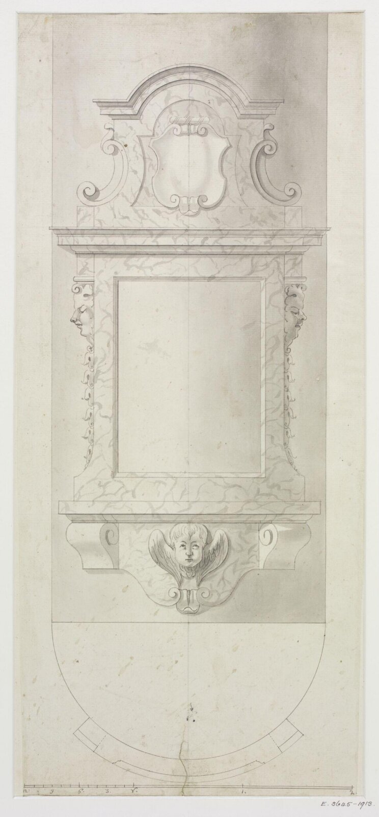 Drawing, James Gibbs, 1700-1749