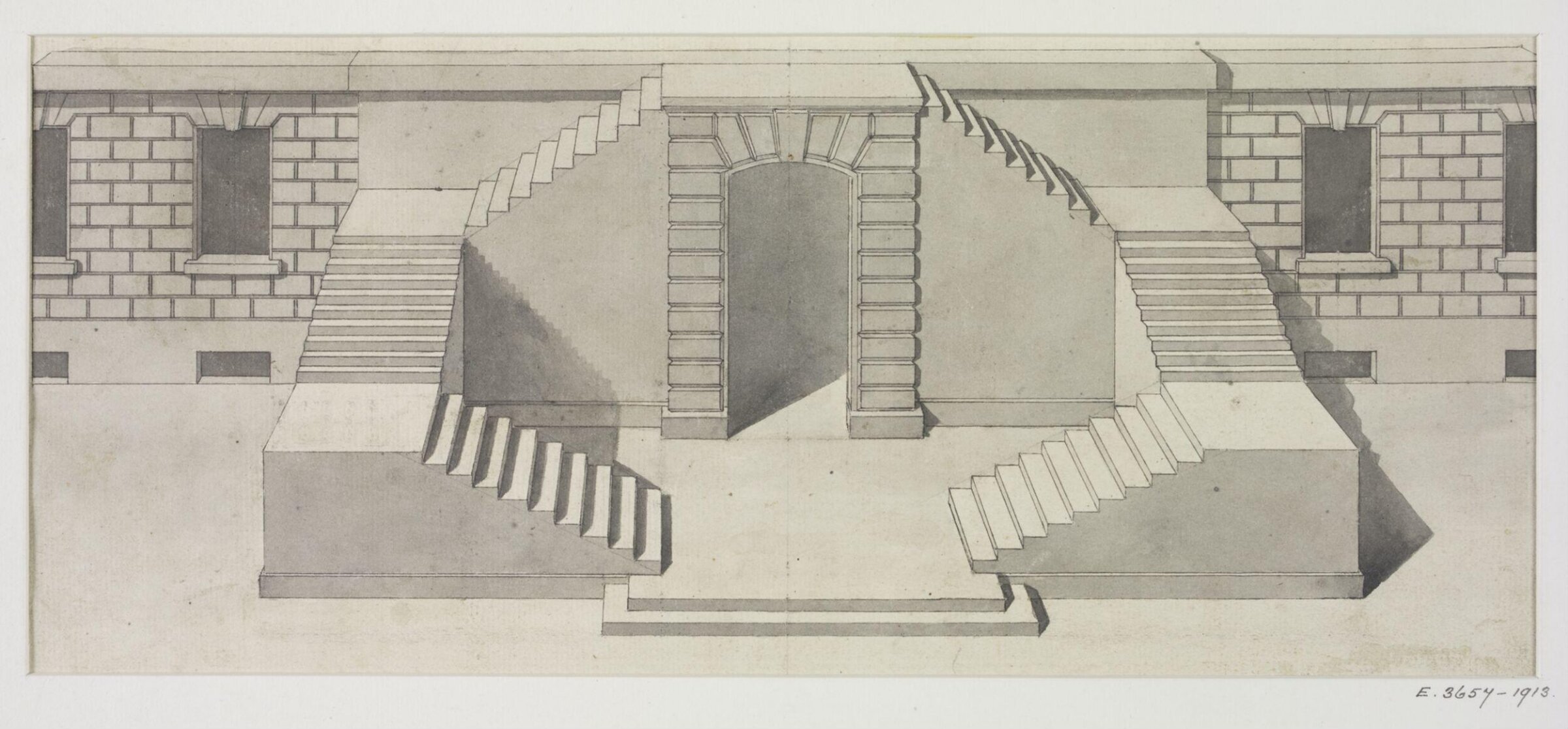Drawing, James Gibbs, 1700-1749
