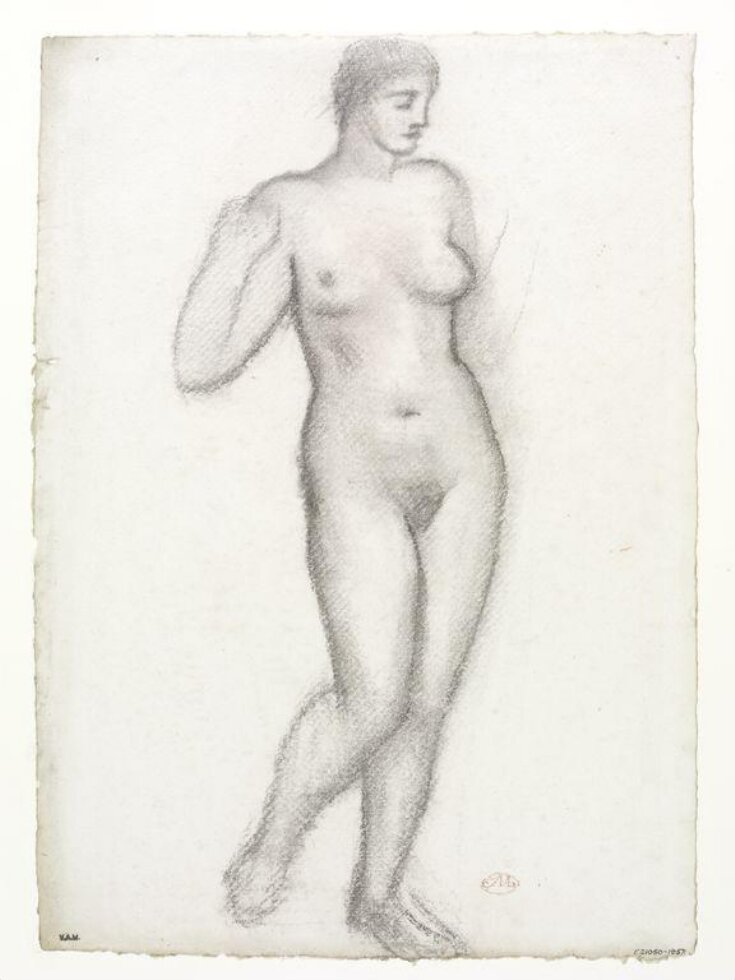 Standing nude, a study for sculpture top image