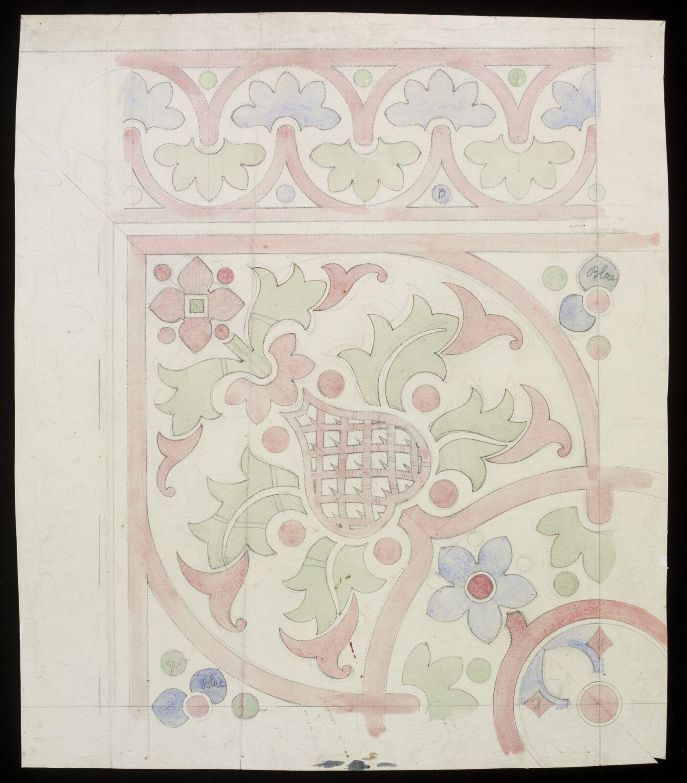 Drawing, A.W.N. Pugin, c.1847