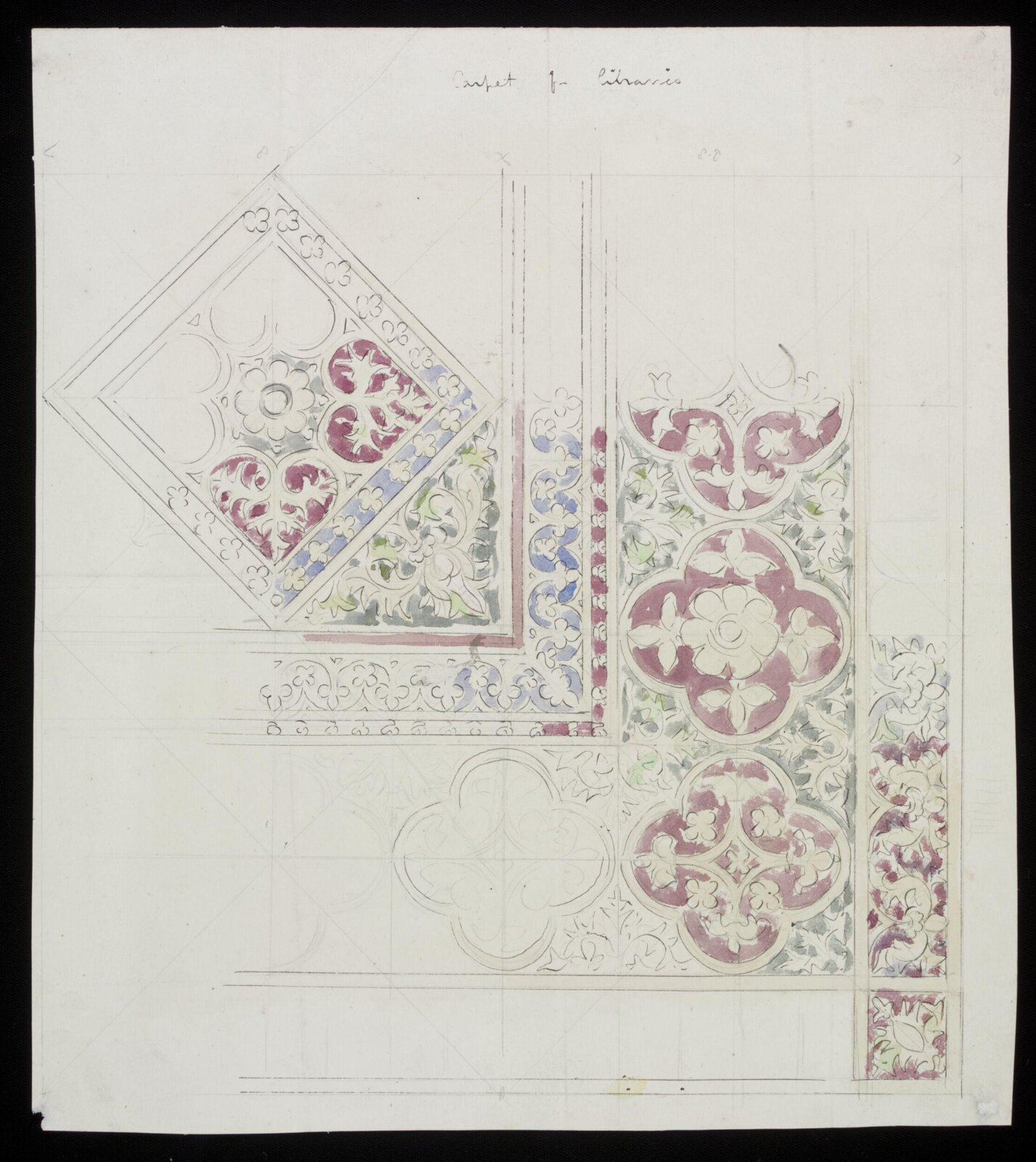 Drawing, A.W.N. Pugin, c.1847