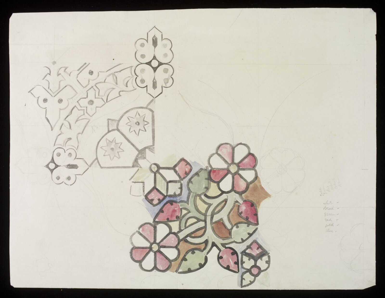 Drawing, A.W.N. Pugin, c. late 1840s