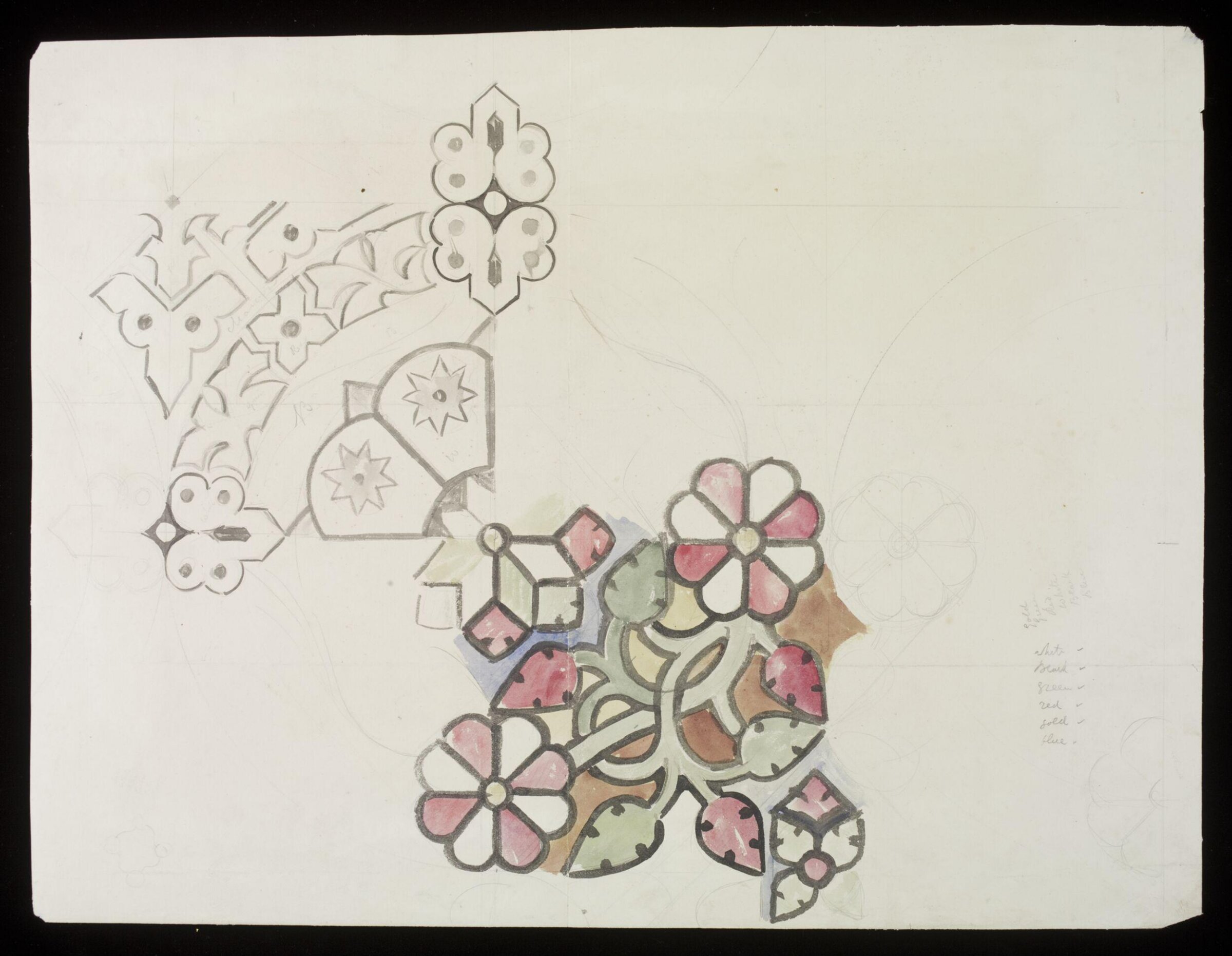 Drawing, A.W.N. Pugin, c. late 1840s