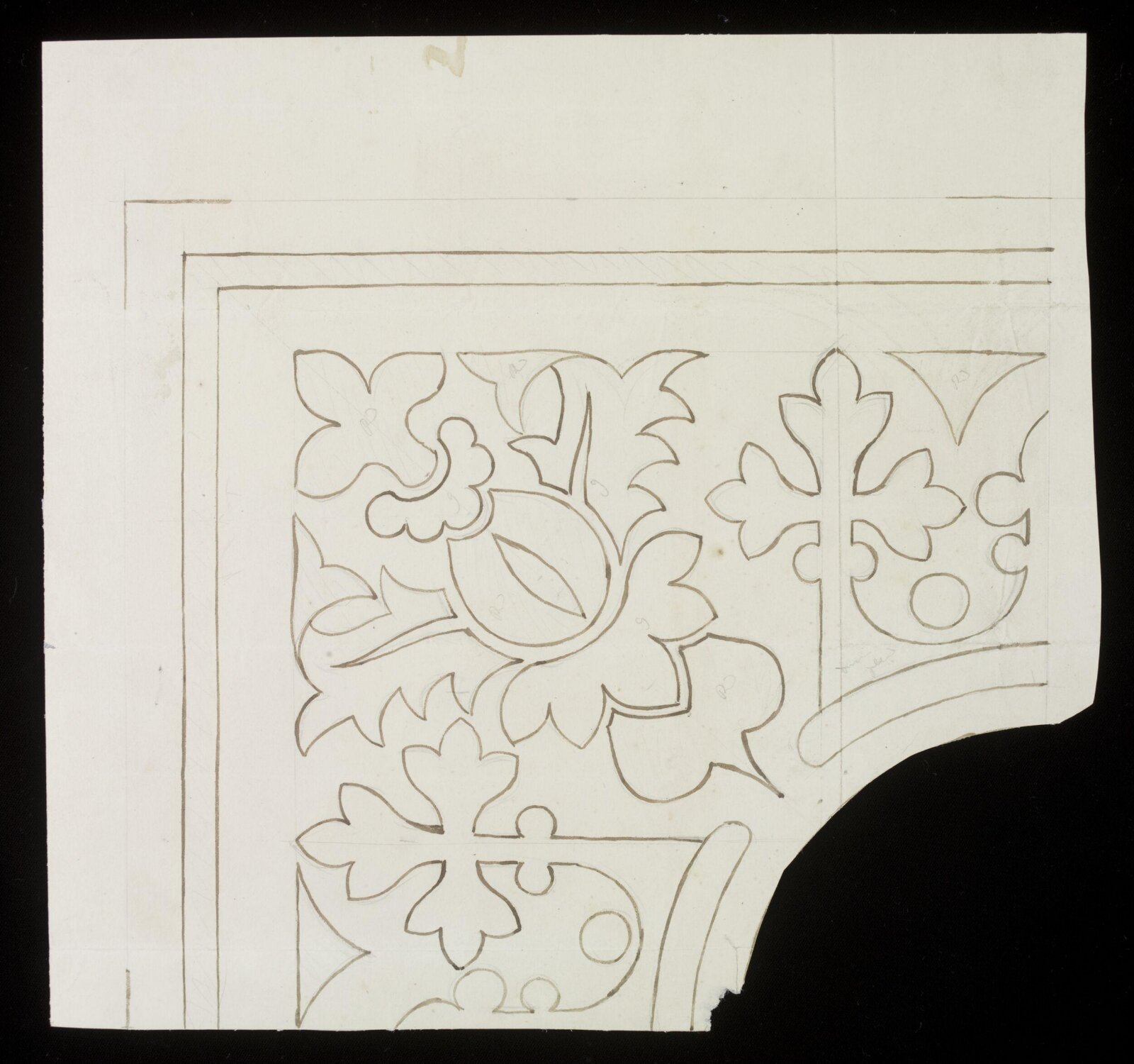 Drawing, A.W.N. Pugin, 1847-1848