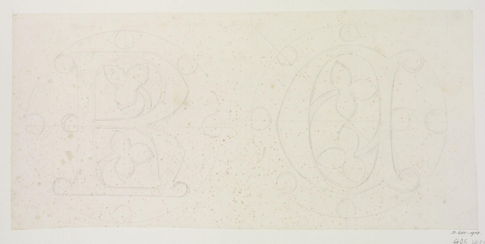Drawing, A.W.N. Pugin, 1847-1848