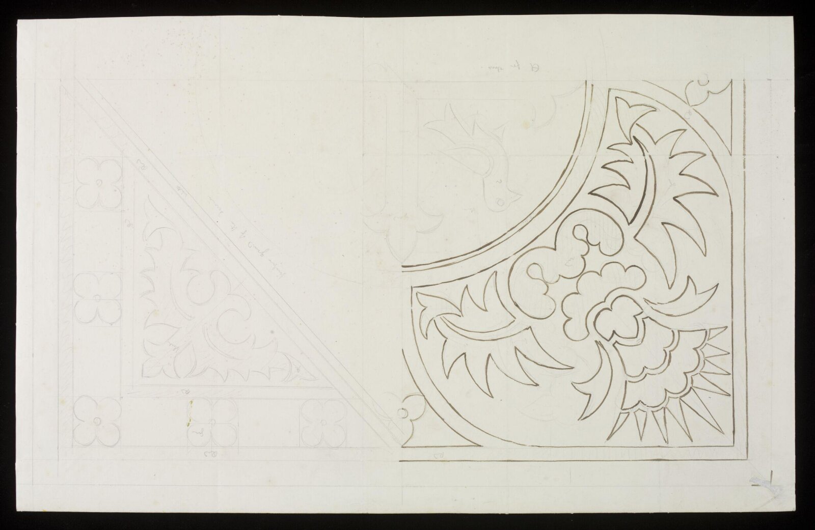 Drawing, A.W.N. Pugin, 1847-1848