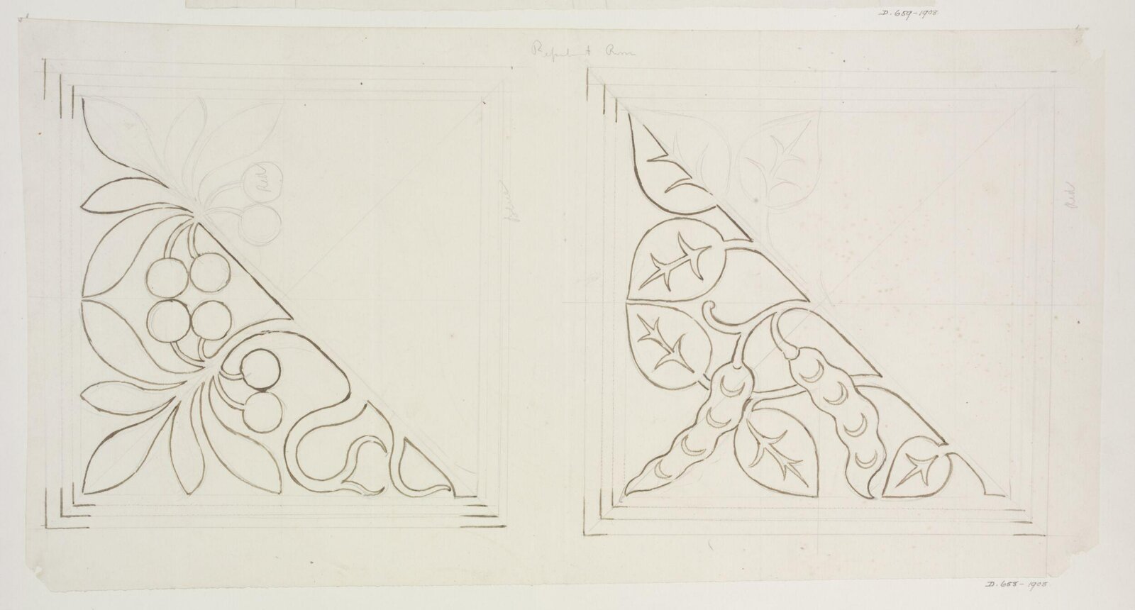 Drawing, A.W.N. Pugin, 1847
