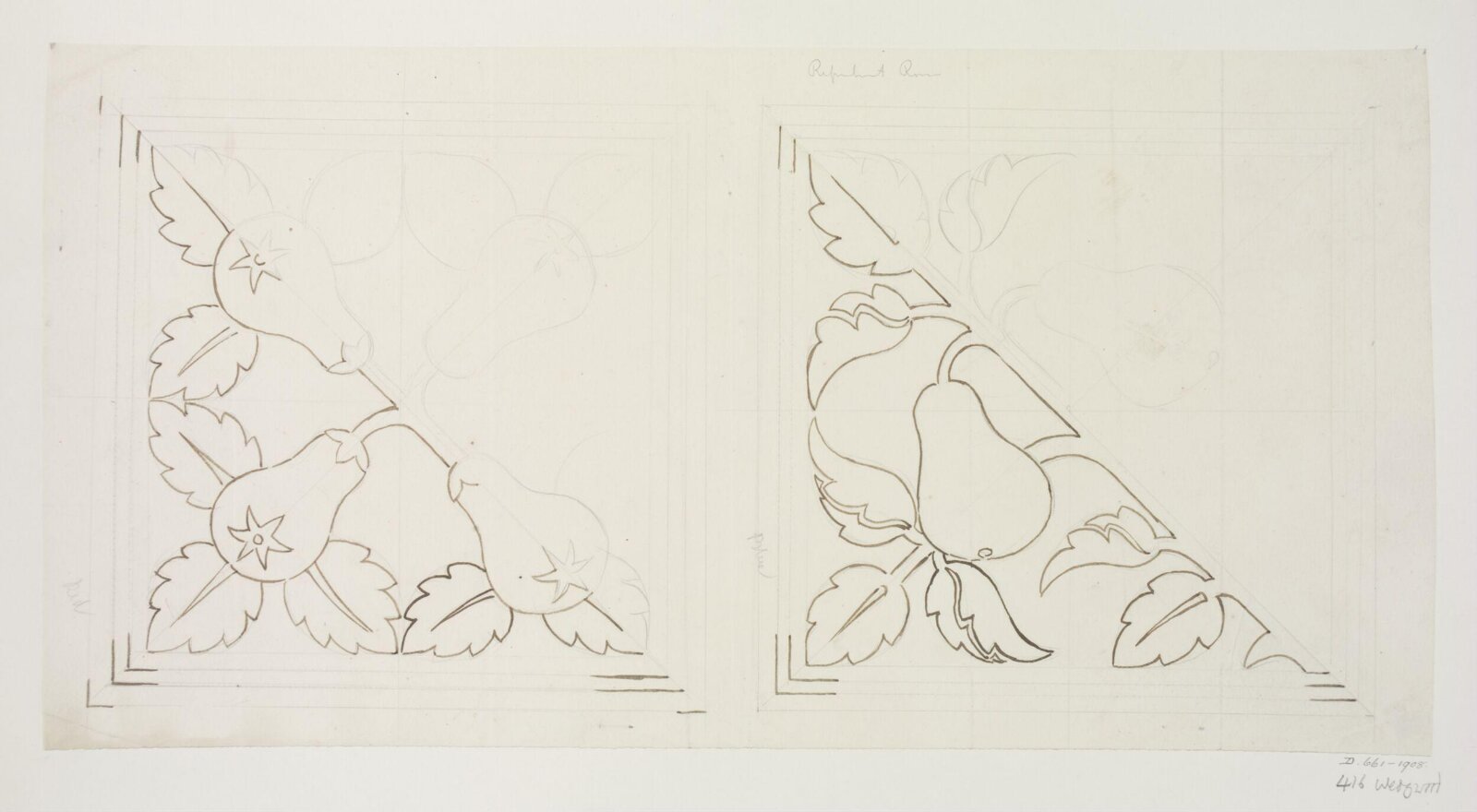 Drawing, A.W.N. Pugin, c. late 1840s