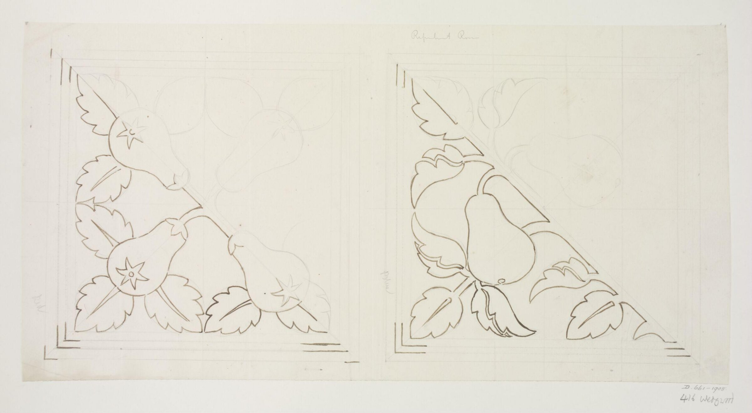 Drawing, A.W.N. Pugin, c. late 1840s
