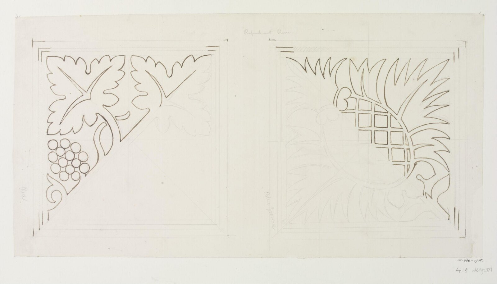 Drawing, A.W.N. Pugin, 1847