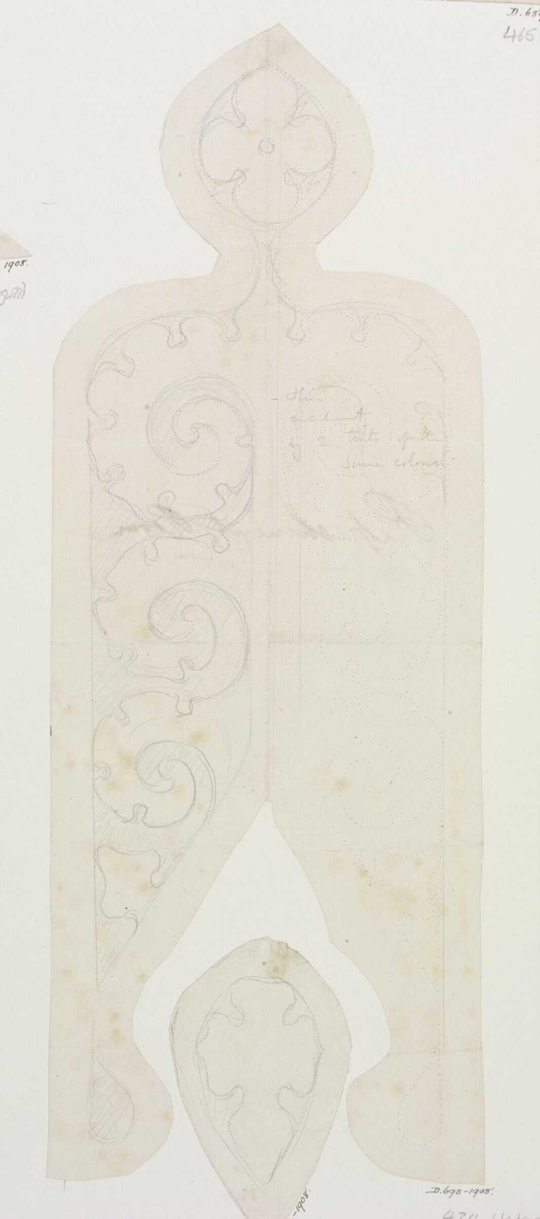 Drawing, A.W.N. Pugin, 1847