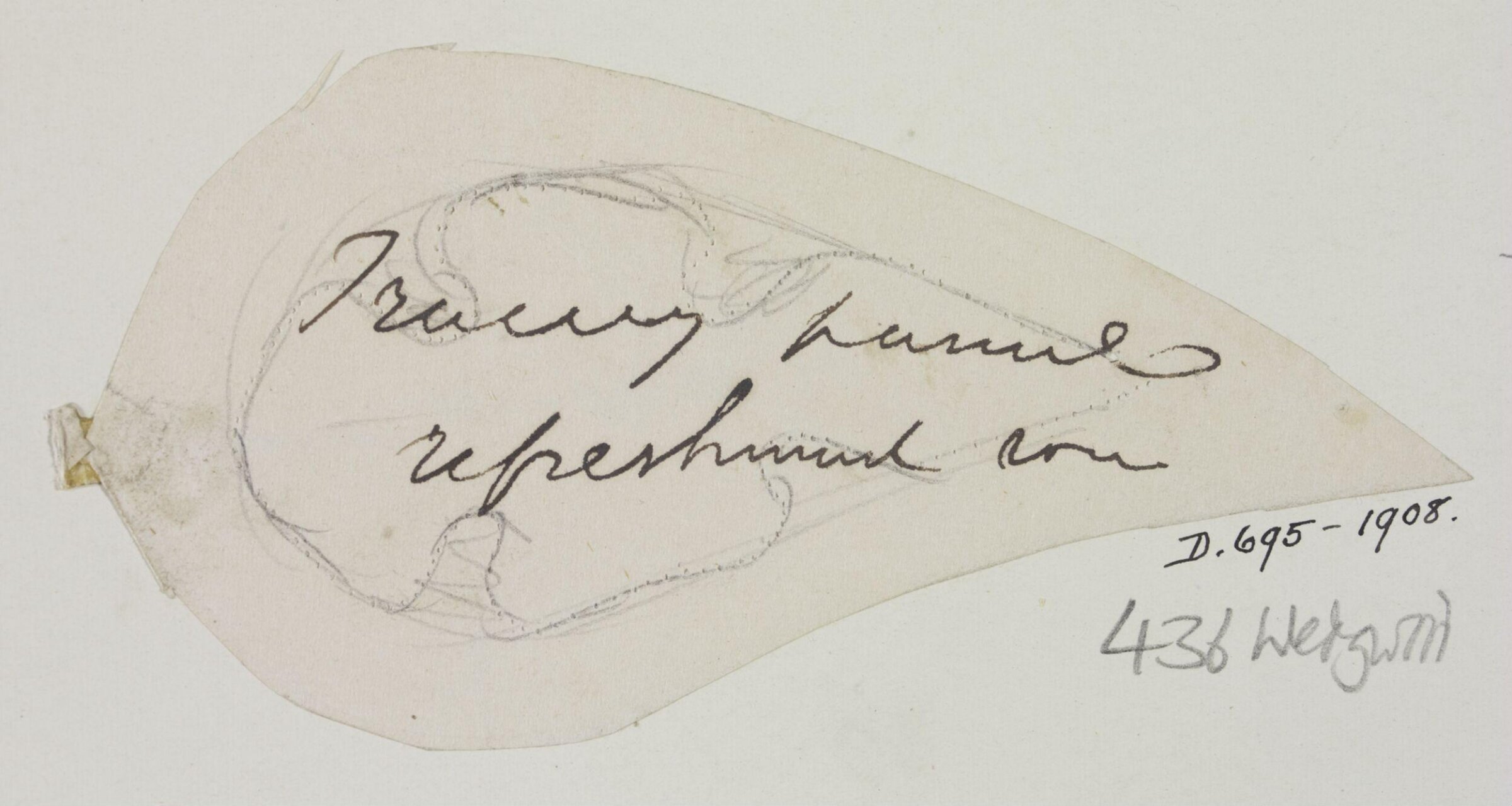 Drawing, A.W.N. Pugin, 1847