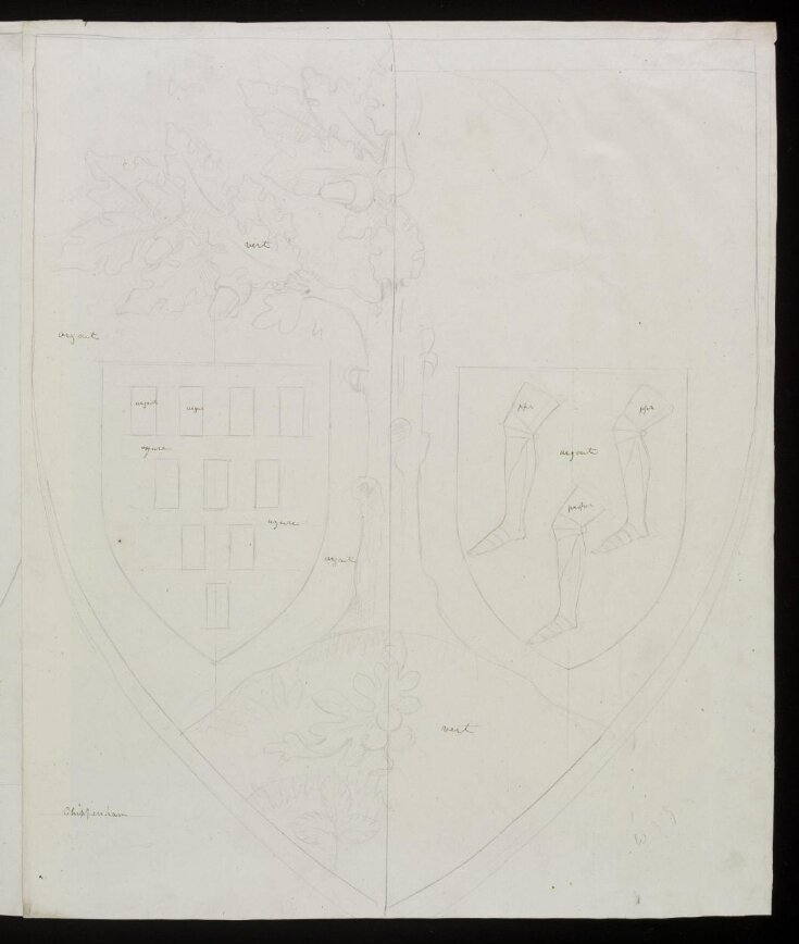 Design for the arms of Chippenham top image