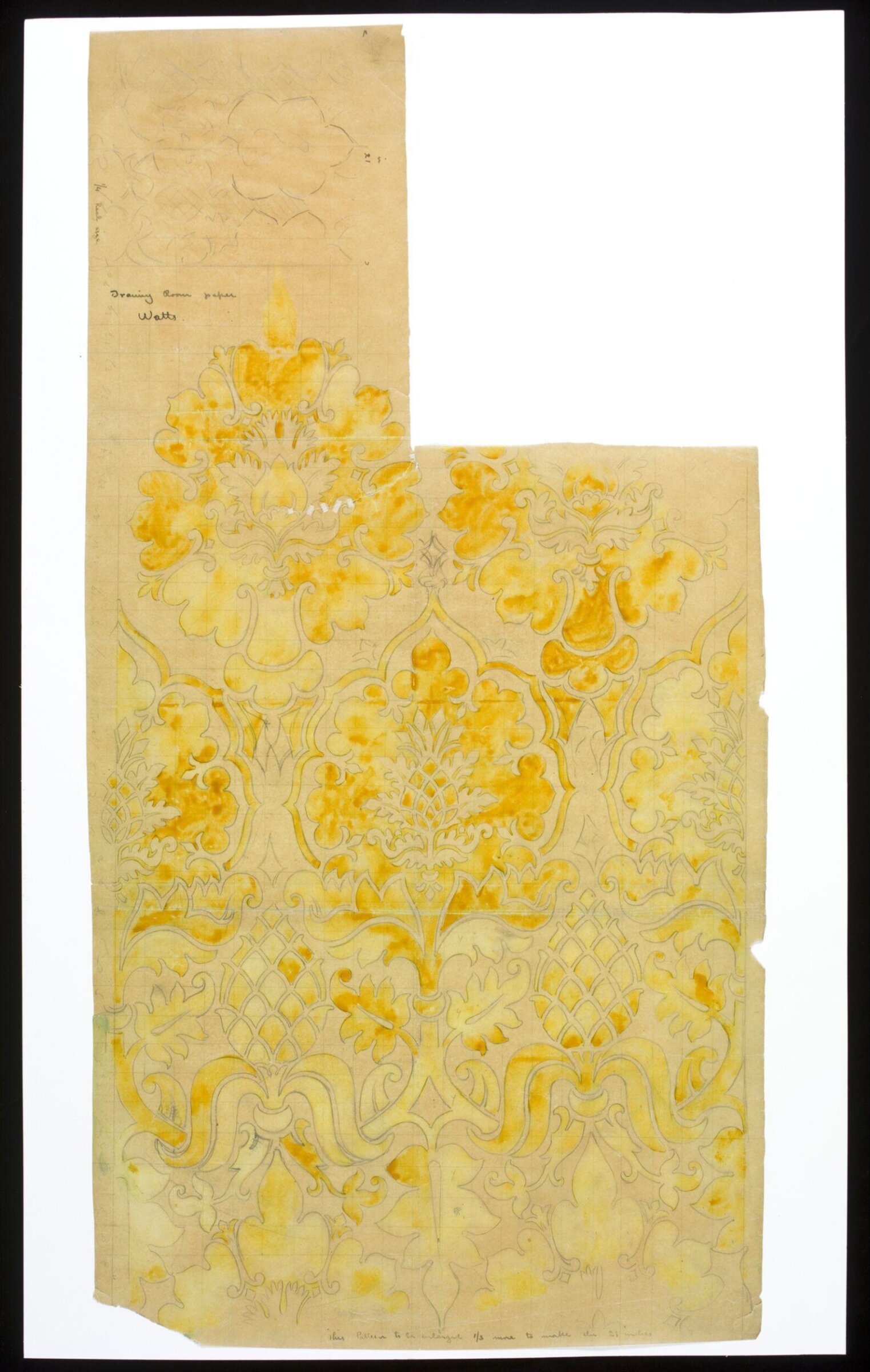 Drawing, A.W.N. Pugin, 1852