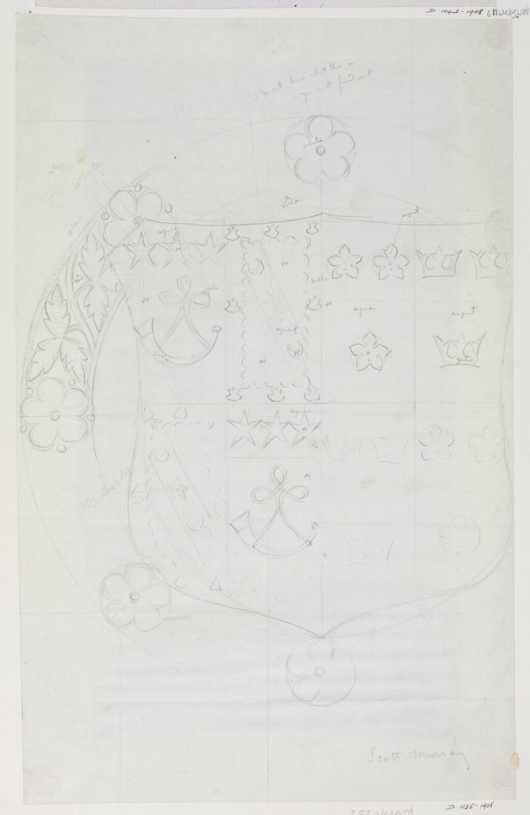 Drawing, A.W.N. Pugin, 1847