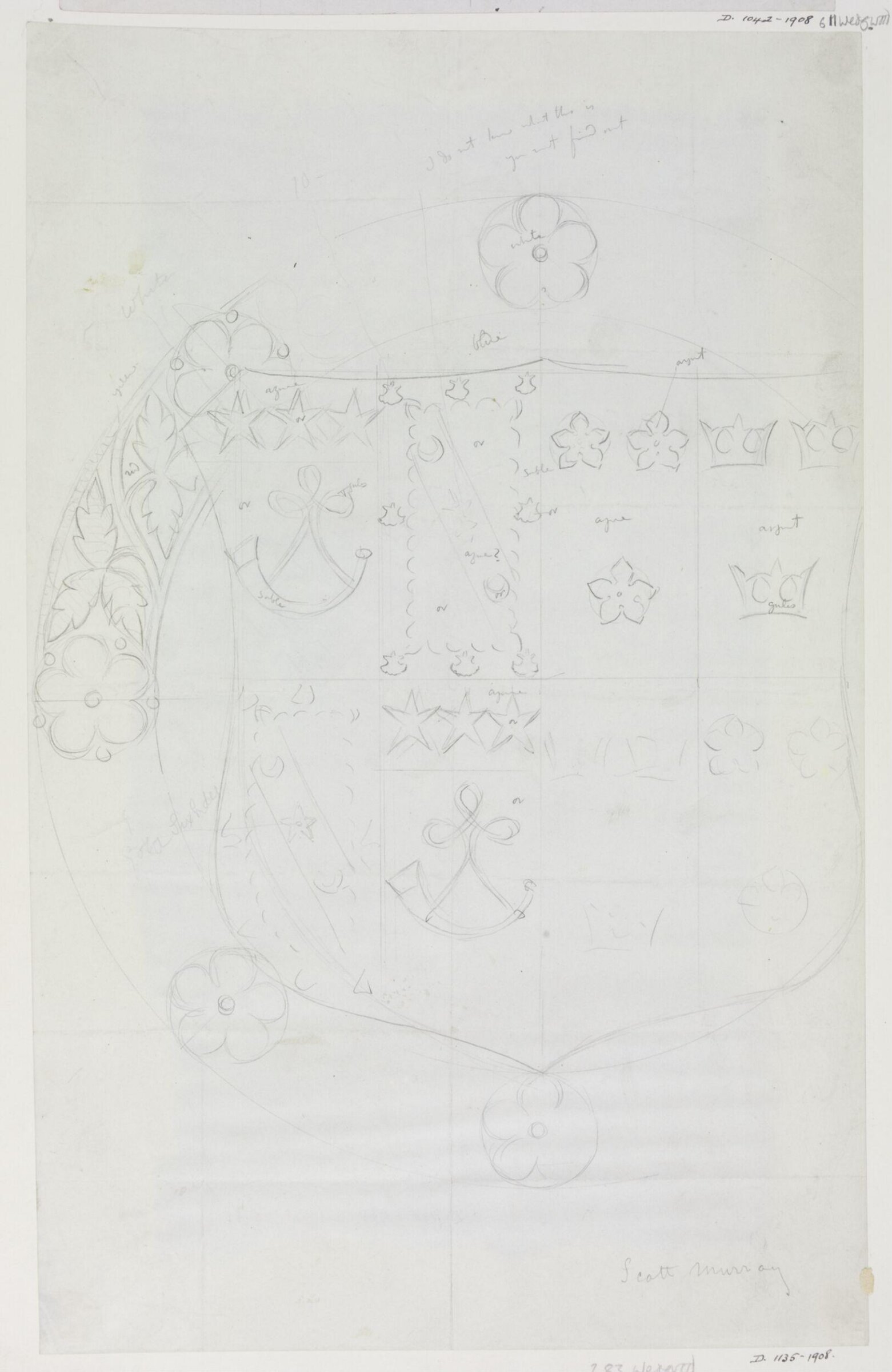 Drawing, A.W.N. Pugin, 1847