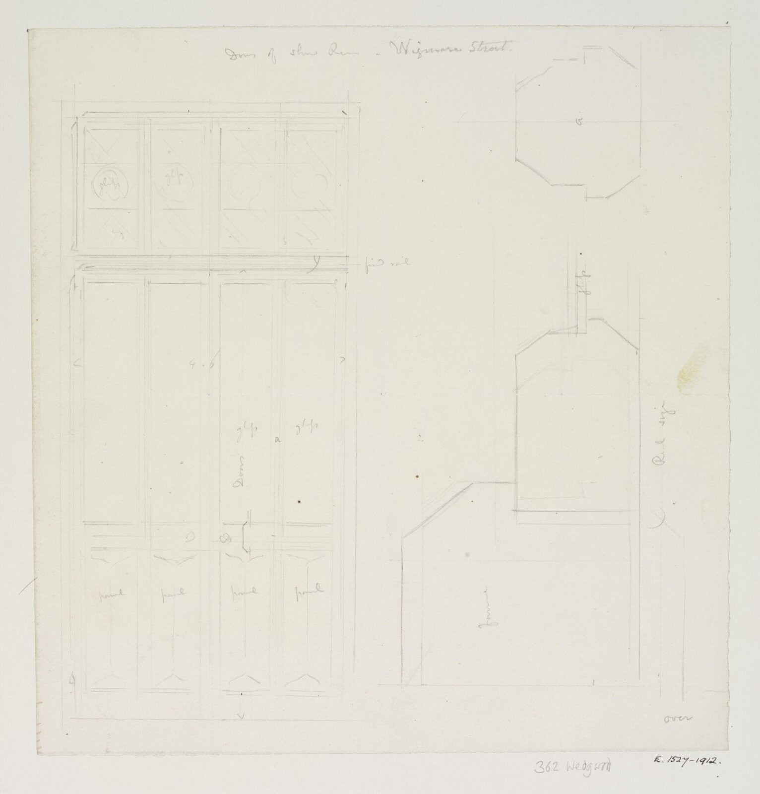 Drawing, A.W.N. Pugin, 1849