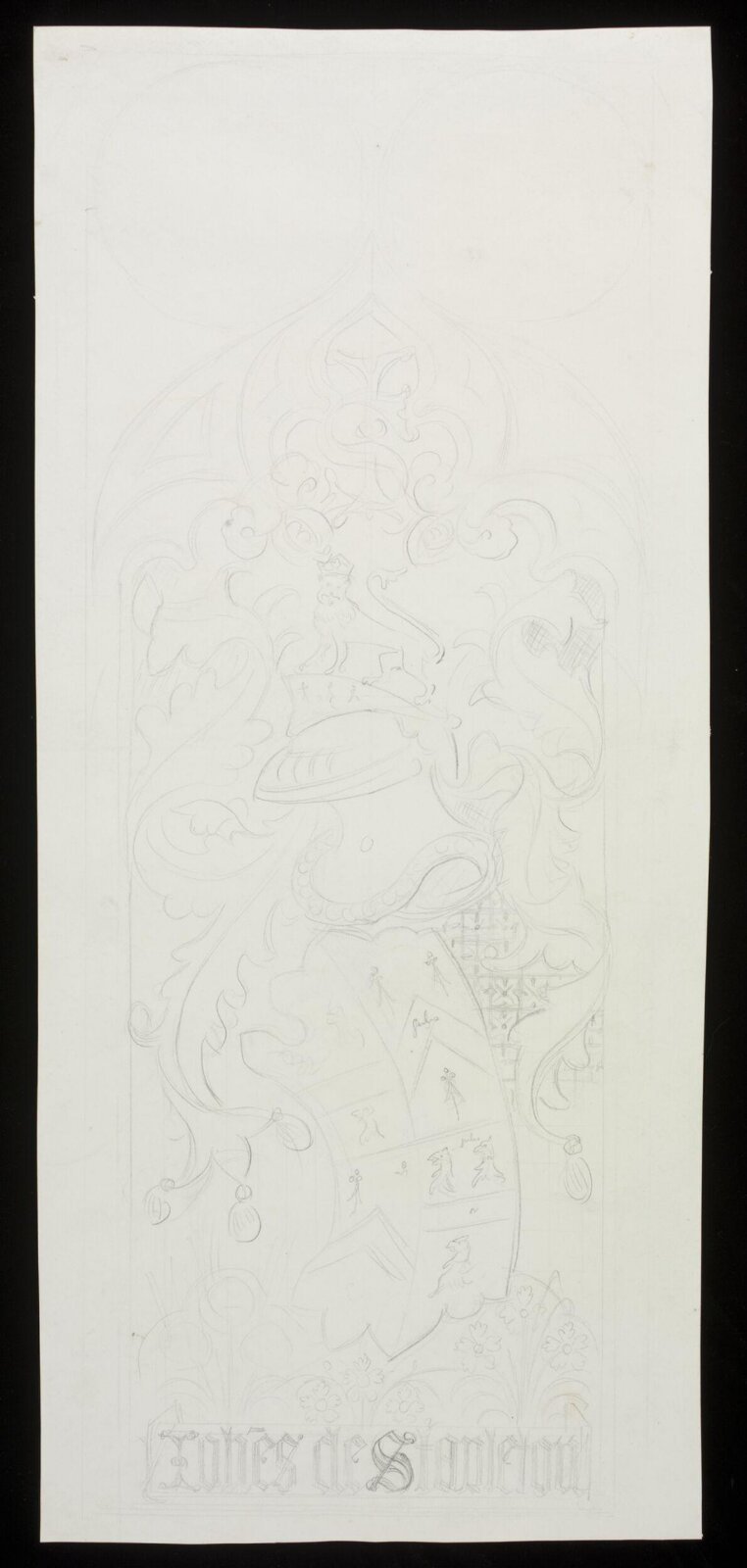 Drawing, A.W.N. Pugin, c.1846